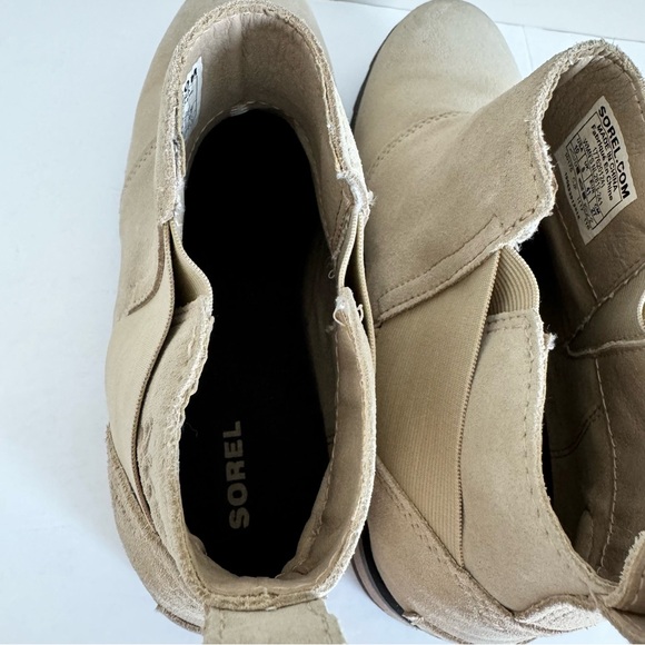 Sorel Women's Ankle Booties in Light Tan - Picture 11 of 14
